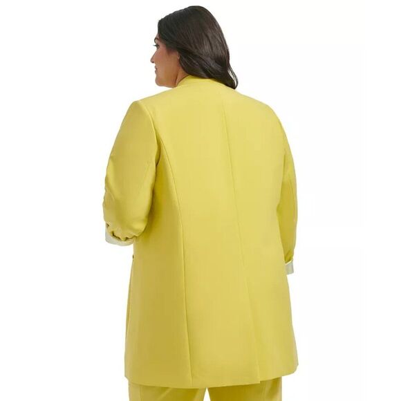 Calvin Klein Topper Jacket Size 2X Yellow NWOT - Picture 2 of 13